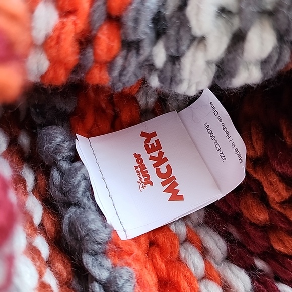 Mickey Mouse Licensed Toddler Knit Beanie Hat & Mitten Set - Picture 7 of 9